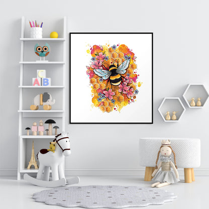 Honey Foraging - 11CT Counted Cross Stitch 35*40CM