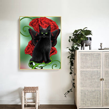 Cat - 11CT Stamped Cross Stitch 40*50CM