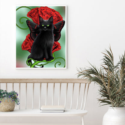 Cat - 11CT Stamped Cross Stitch 40*50CM