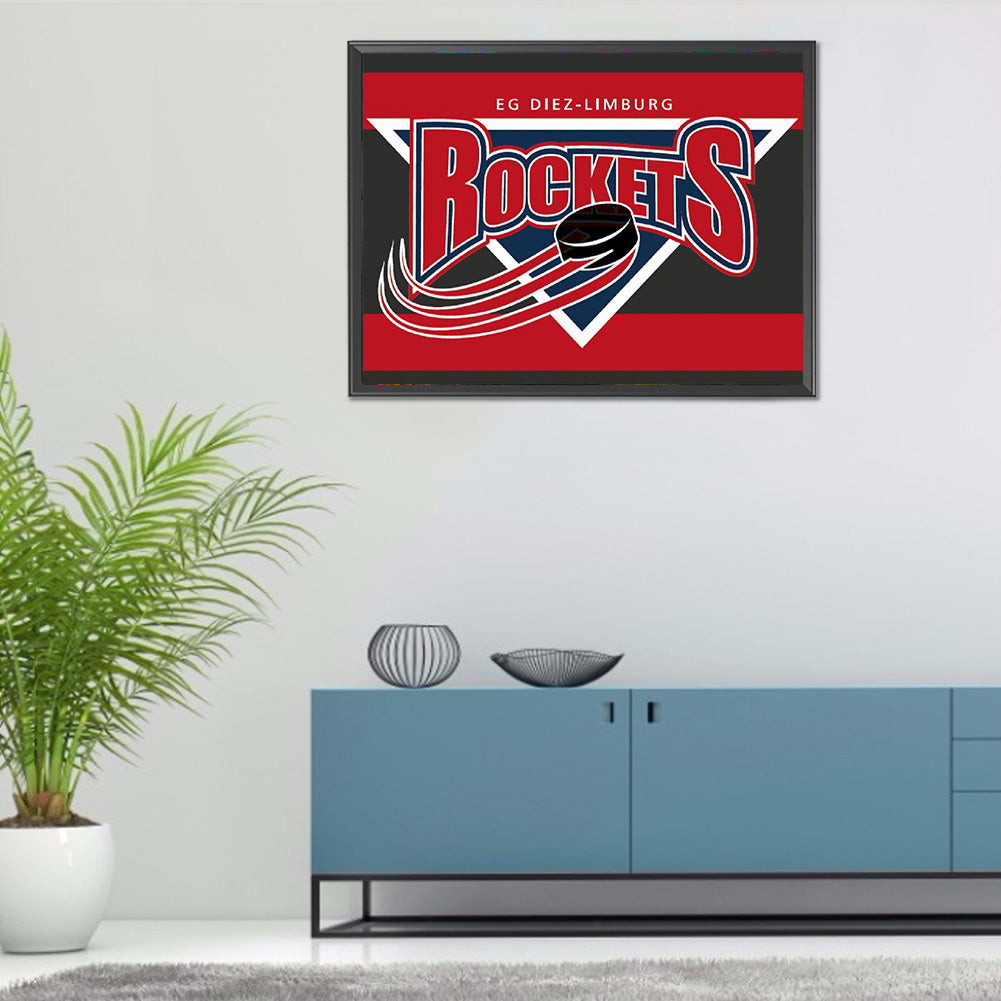 Team Logo - Full Round Drill Diamond Painting 40*30CM