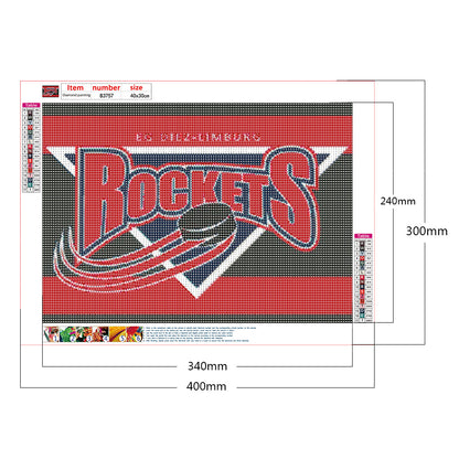 Team Logo - Full Round Drill Diamond Painting 40*30CM