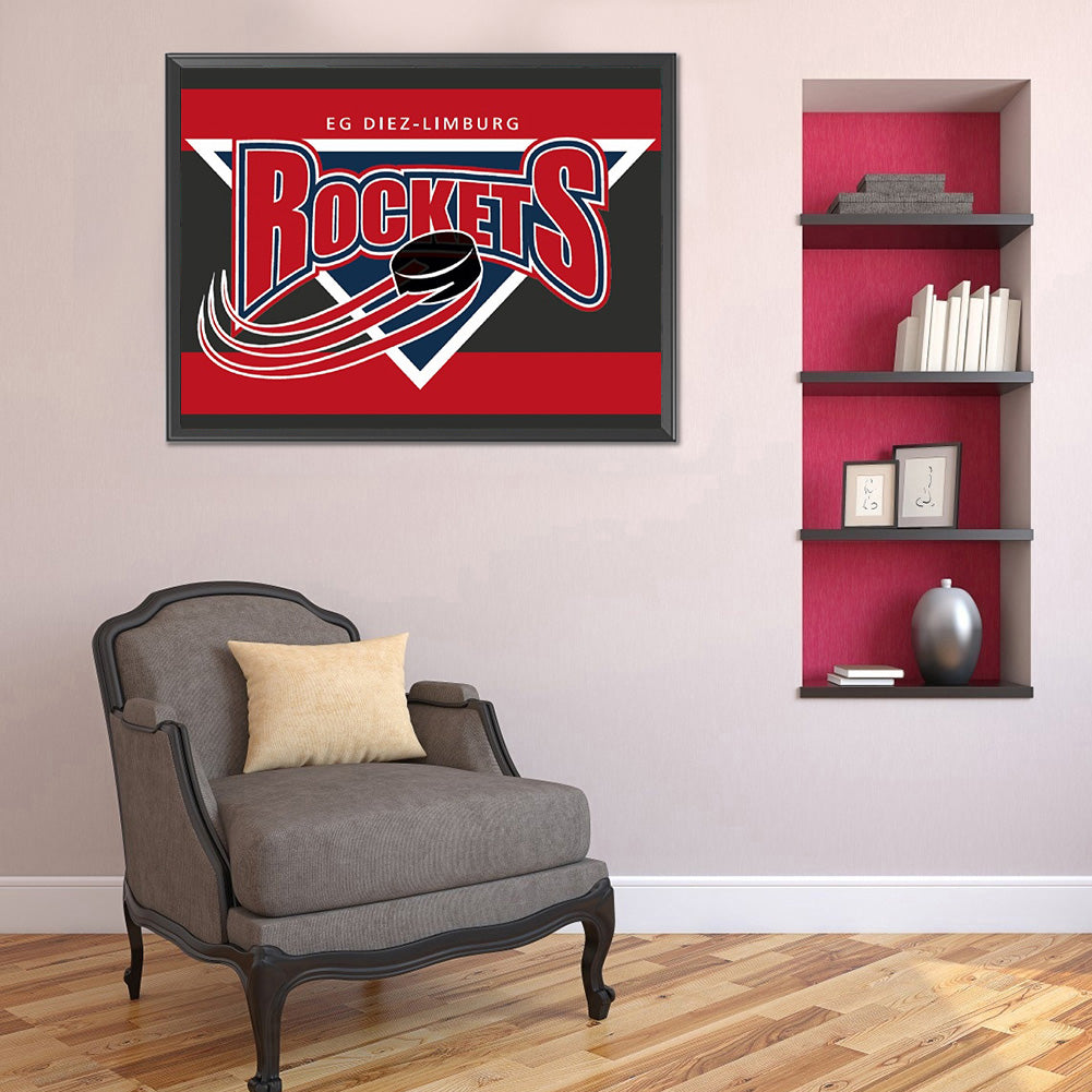 Team Logo - Full Round Drill Diamond Painting 40*30CM