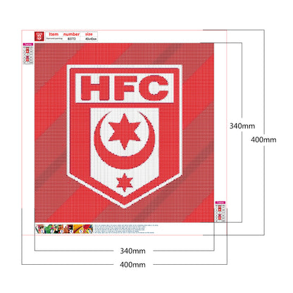 Hallescher'S Logo - Full Round Drill Diamond Painting 40*40CM