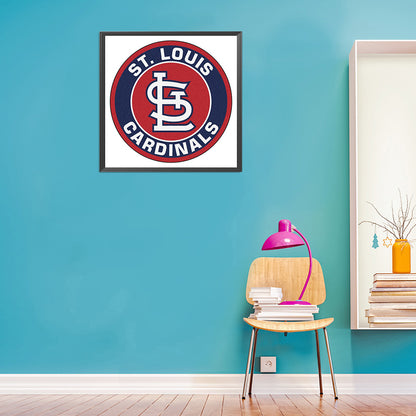 St. Louis Cardinals Logo - Full Round Drill Diamond Painting 40*40CM