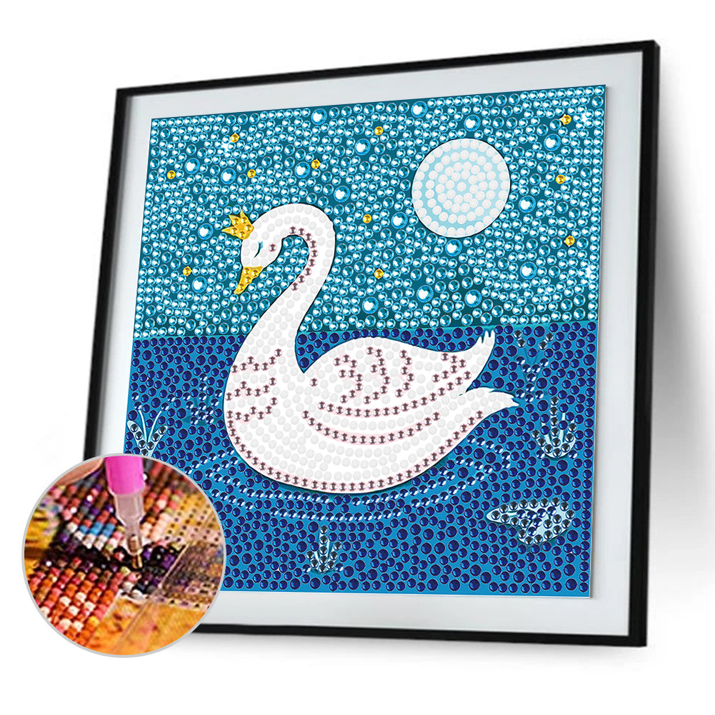 Little Swan - Crystal Drill Diamond Paiting 18*18cm