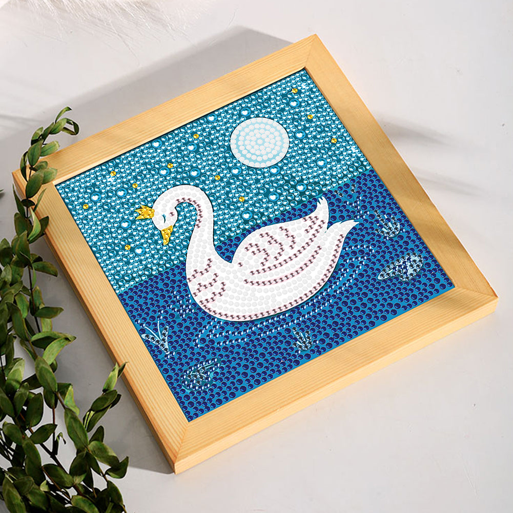 Little Swan - Crystal Drill Diamond Paiting 18*18cm