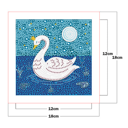 Little Swan - Crystal Drill Diamond Paiting 18*18cm