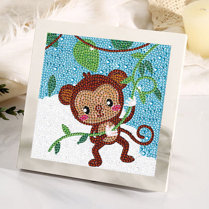 Little Monkey - Crystal Drill Diamond Paiting 18*18cm