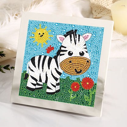 Little Zebra - Crystal Drill Diamond Paiting 18*18cm