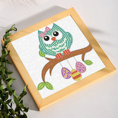 Owl - Crystal Drill Diamond Paiting 18*18cm