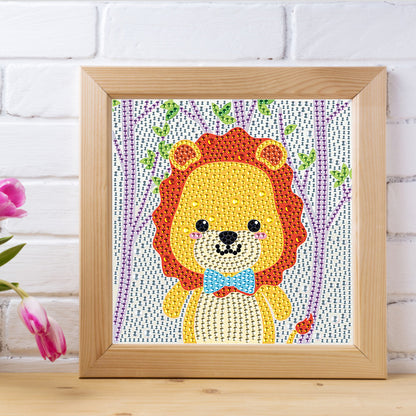 Little Lion - Crystal Drill Diamond Paiting 18*18cm