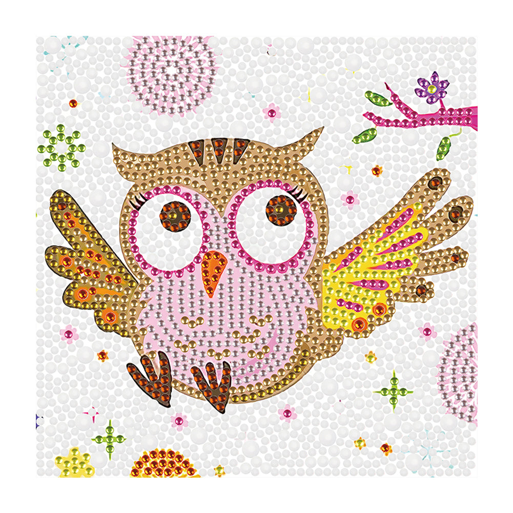 Owl - Crystal Drill Diamond Paiting 18*18cm