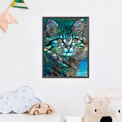 Cat - 11CT Counted Cross Stitch 40*50CM