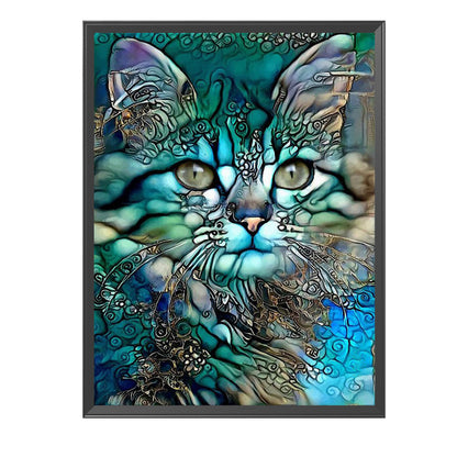 Cat - 11CT Counted Cross Stitch 40*50CM