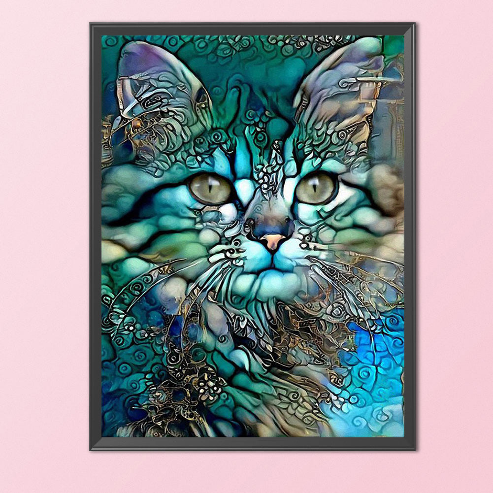 Cat - 11CT Counted Cross Stitch 40*50CM