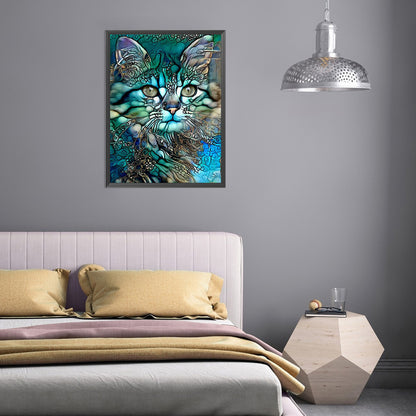 Cat - 11CT Counted Cross Stitch 40*50CM