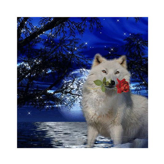 Wolf - Full Round Drill Diamond Painting 30*30CM