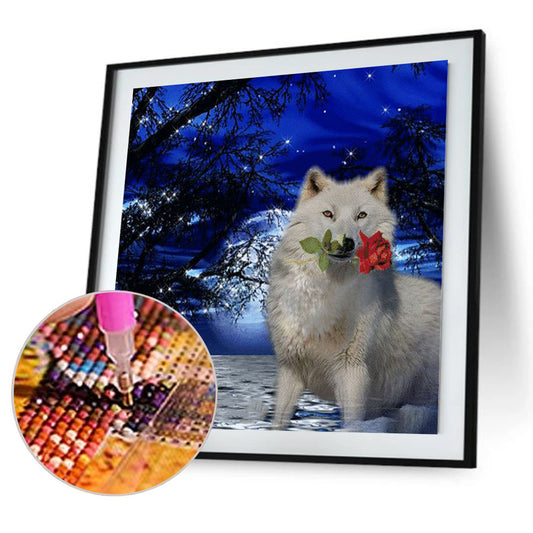 Wolf - Full Round Drill Diamond Painting 30*30CM