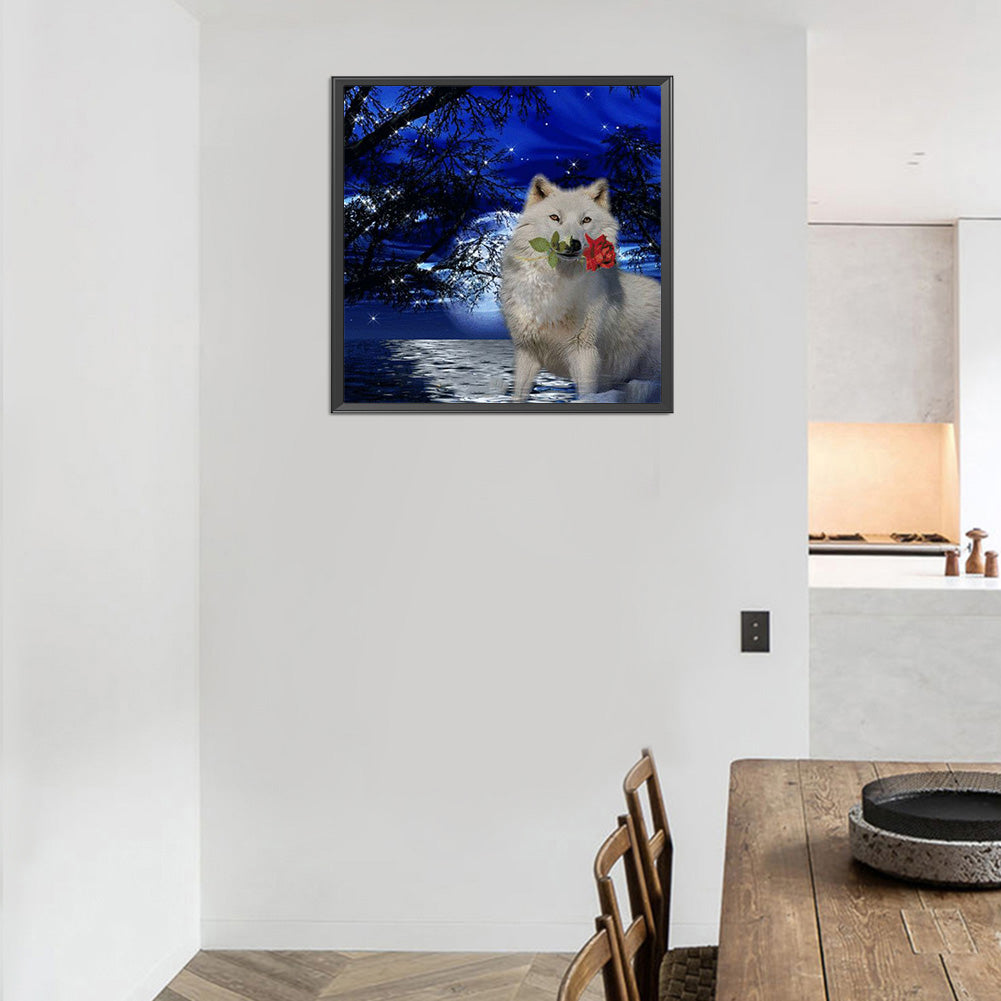 Wolf - Full Round Drill Diamond Painting 30*30CM