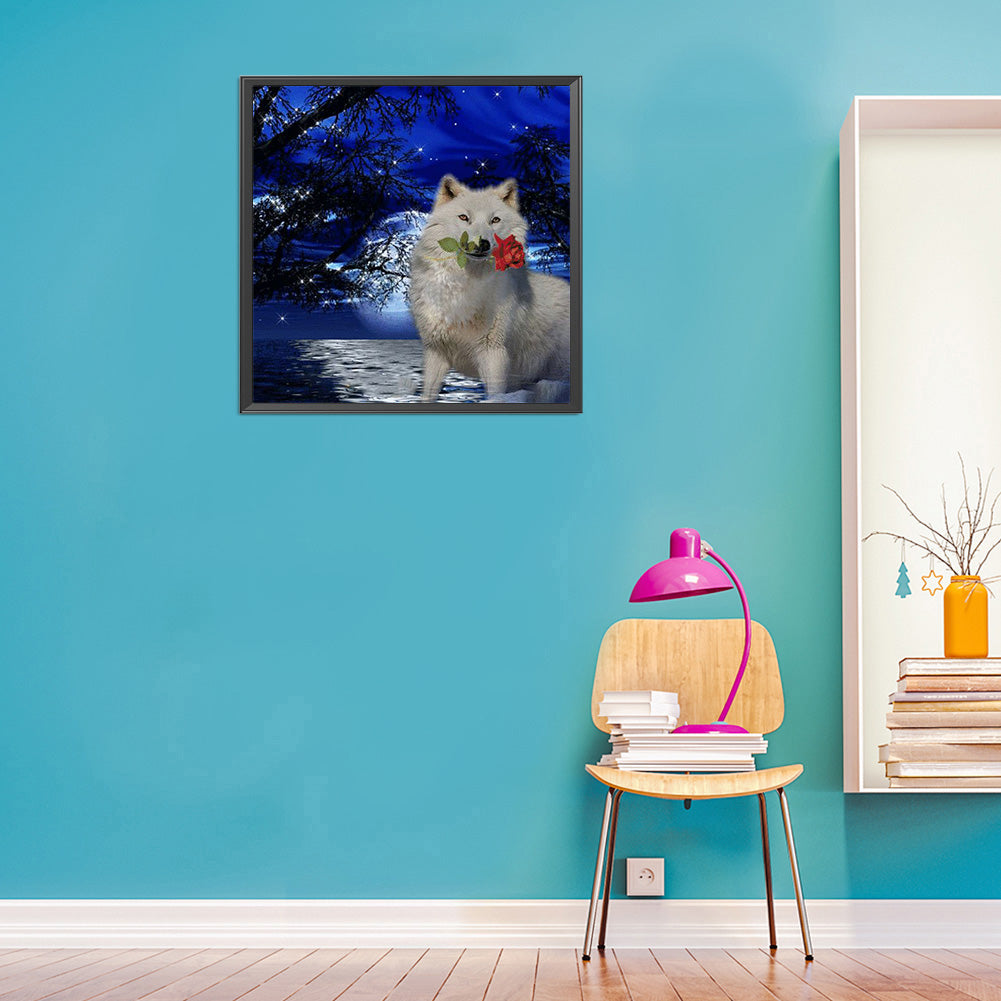 Wolf - Full Round Drill Diamond Painting 30*30CM