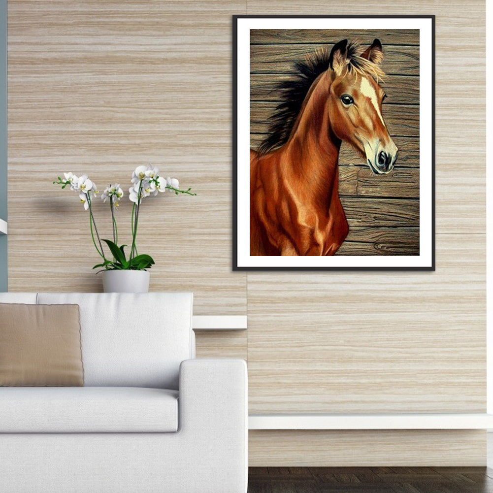 Horse - Full Round Drill Diamond Painting 30*40CM