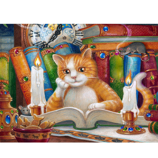 Cat - 11CT Stamped Cross Stitch 50*40CM