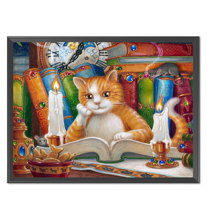 Cat - 11CT Stamped Cross Stitch 50*40CM