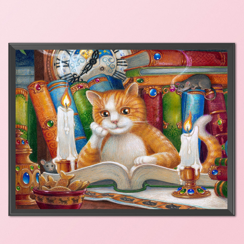 Cat - 11CT Stamped Cross Stitch 50*40CM