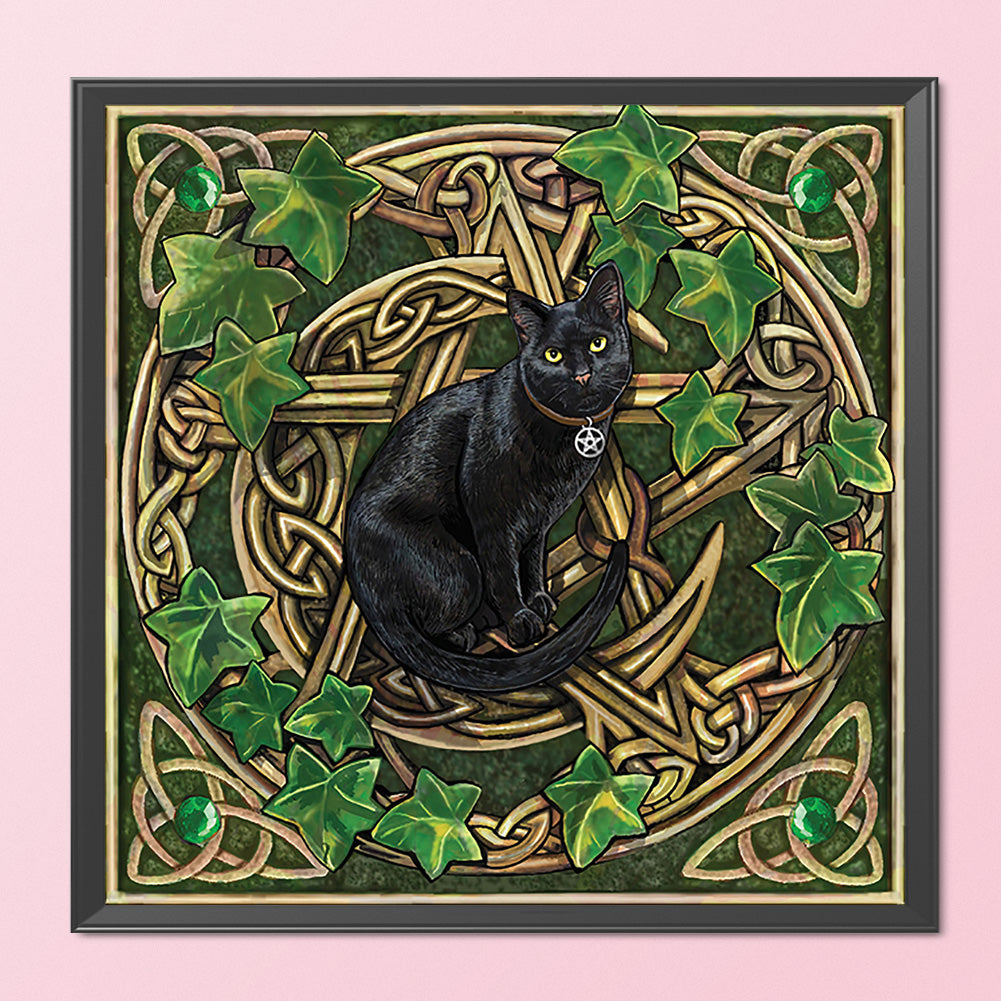 Cat - 11CT Stamped Cross Stitch 50*50CM