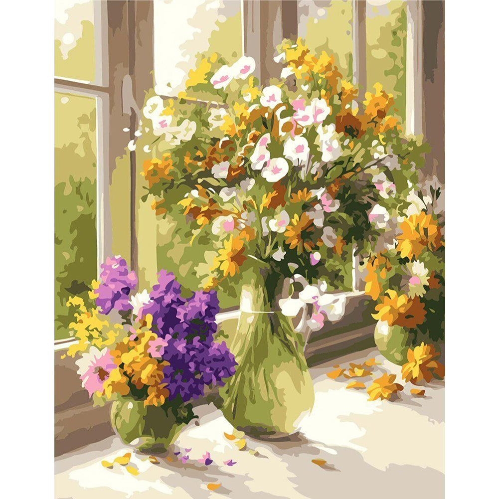 Vase - 11CT Counted Cross Stitch 36*46CM