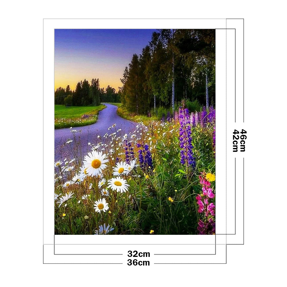 Wildflower - 11CT Counted Cross Stitch 36*46CM