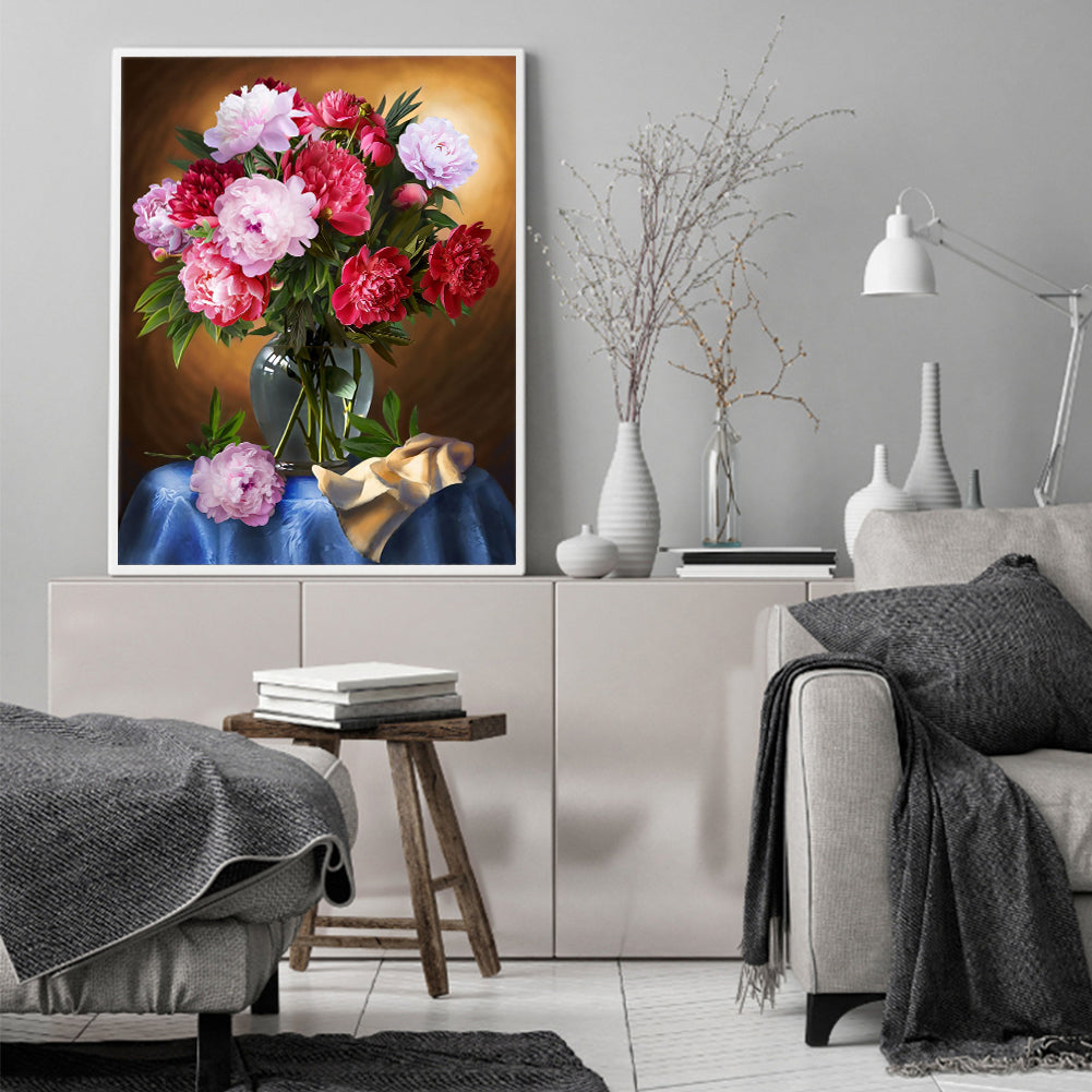 Peony - 11CT Counted Cross Stitch 36*46CM