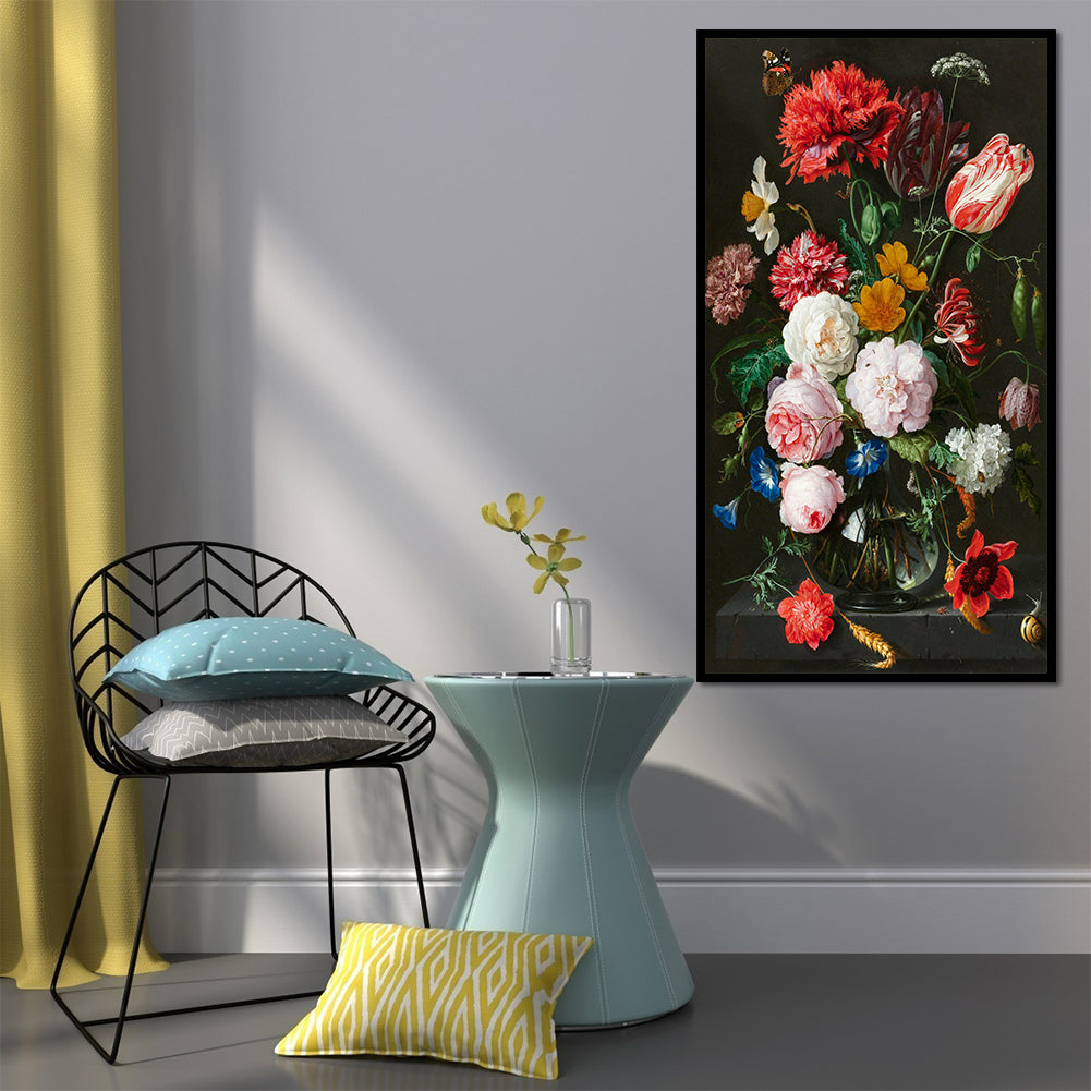 Various Flowers - 11CT Counted Cross Stitch 35*65CM