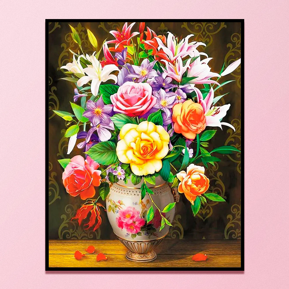 Various Flowers - 11CT Counted Cross Stitch 36*46CM