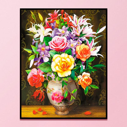 Various Flowers - 11CT Counted Cross Stitch 36*46CM