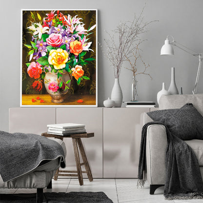 Various Flowers - 11CT Counted Cross Stitch 36*46CM