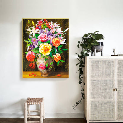 Various Flowers - 11CT Counted Cross Stitch 36*46CM