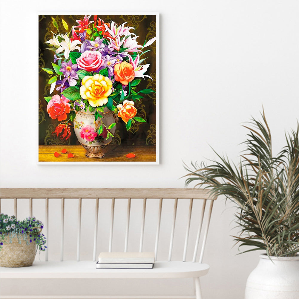 Various Flowers - 11CT Counted Cross Stitch 36*46CM