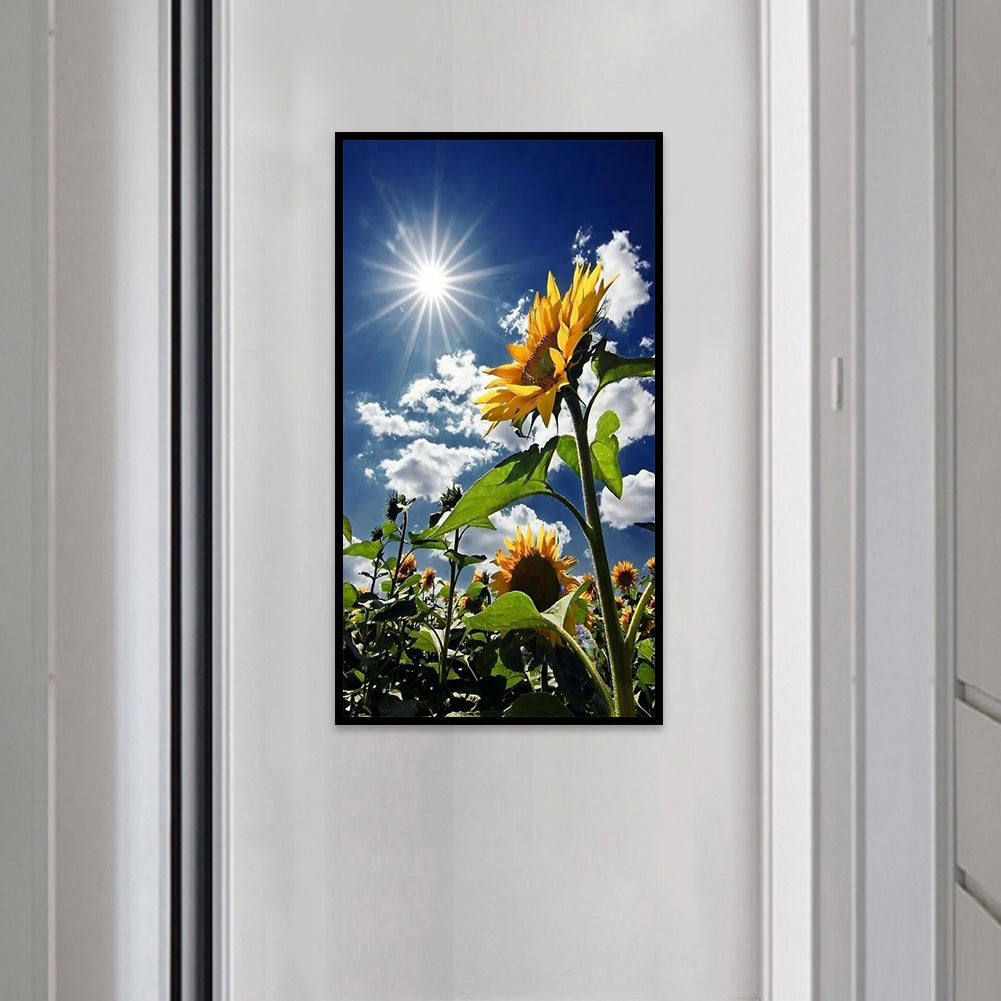 Sunflower - 11CT Counted Cross Stitch 35*65CM