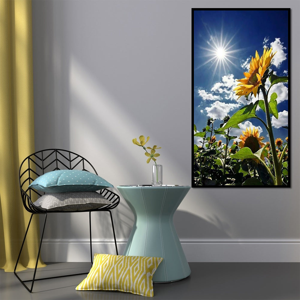 Sunflower - 11CT Counted Cross Stitch 35*65CM