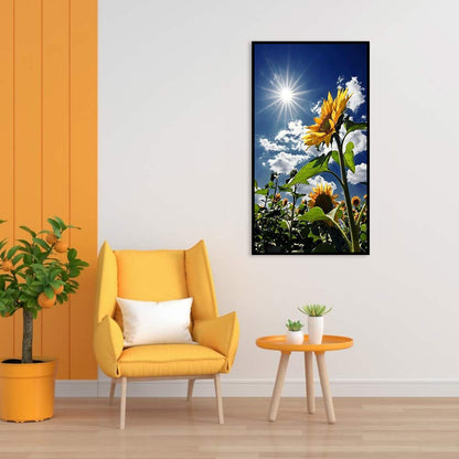 Sunflower - 11CT Counted Cross Stitch 35*65CM