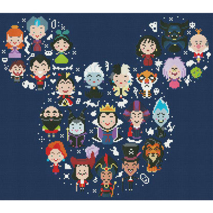 Cartoon Character - 11CT Stamped Cross Stitch 46*51CM