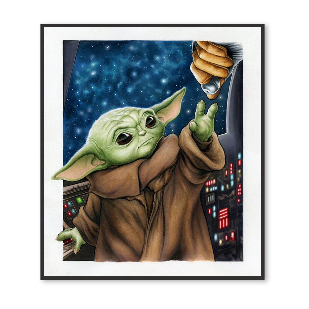 Yoda - 11CT Stamped Cross Stitch 40*45CM
