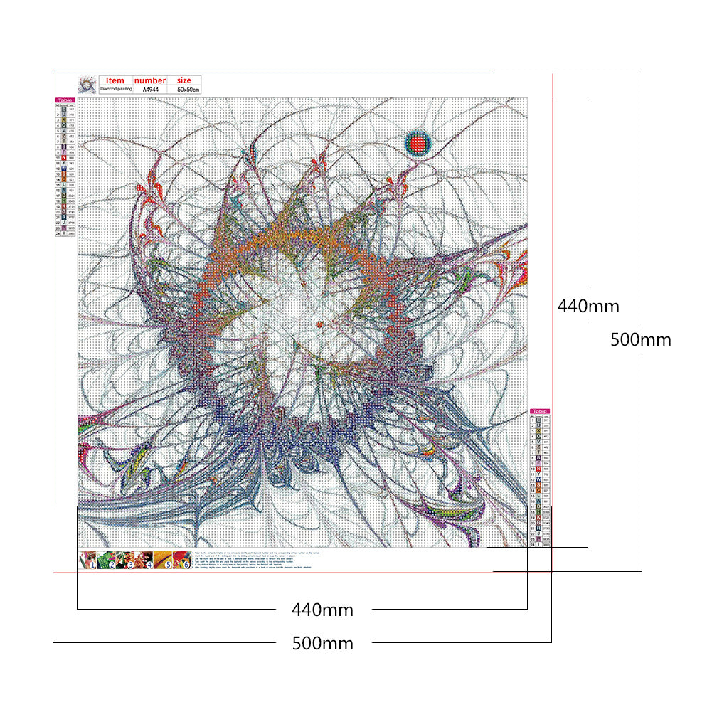 Abstract Pattern - Full Round Drill Diamond Painting 50*50CM