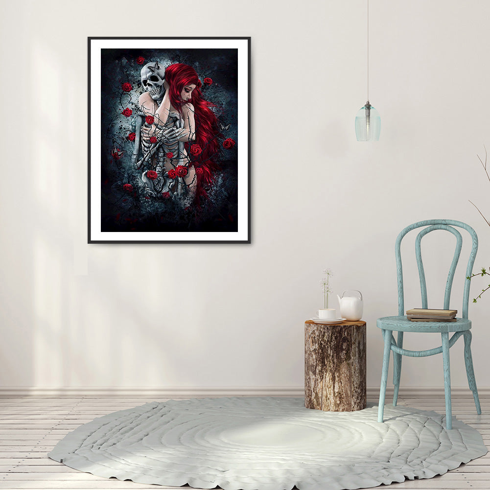Skeleton - Full Round Drill Diamond Painting 40*50CM