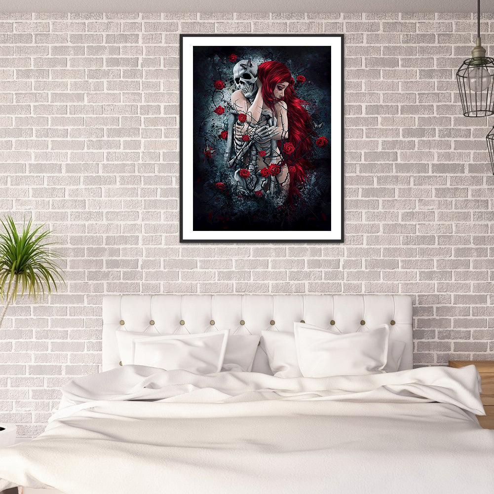 Skeleton - Full Round Drill Diamond Painting 40*50CM