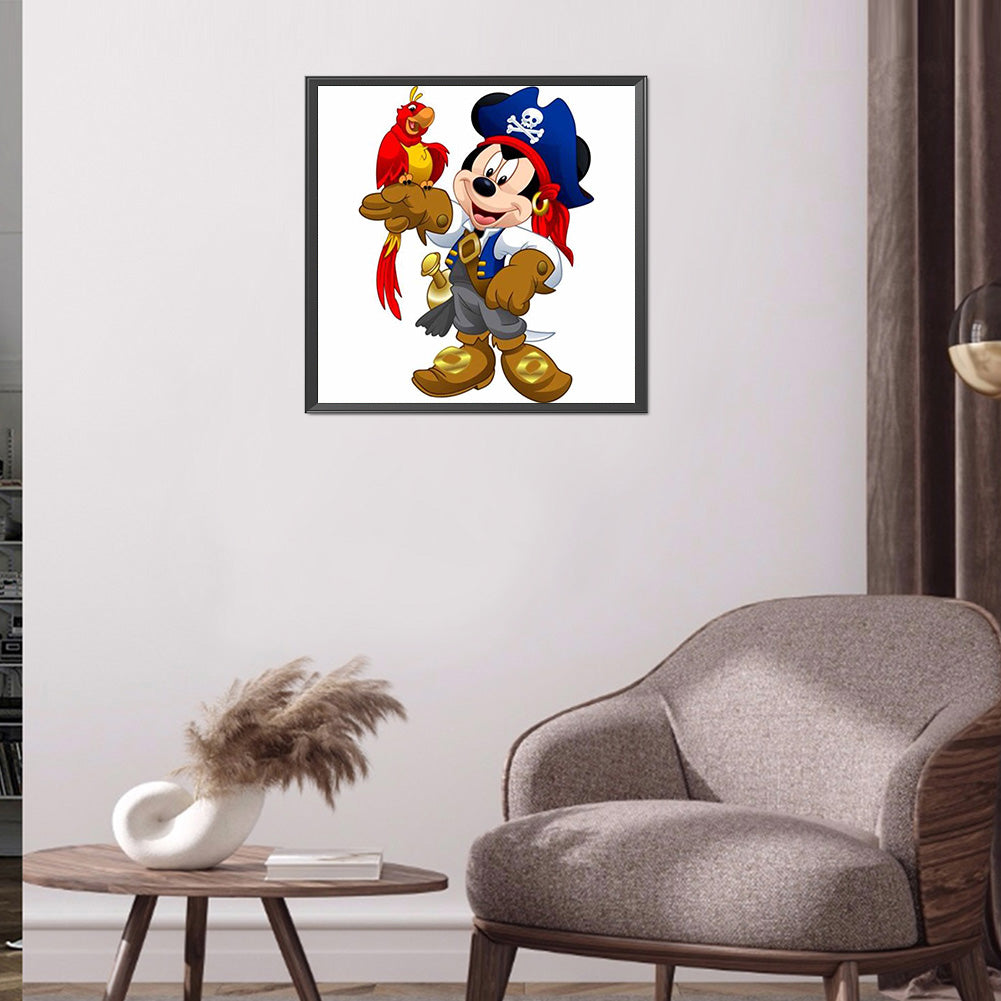 Mickey - Full Round Drill Diamond Painting 45*45CM