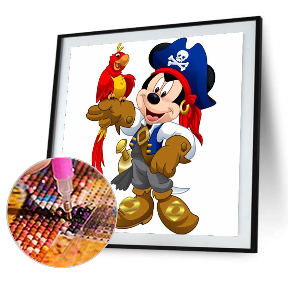 Mickey - Full Round Drill Diamond Painting 45*45CM