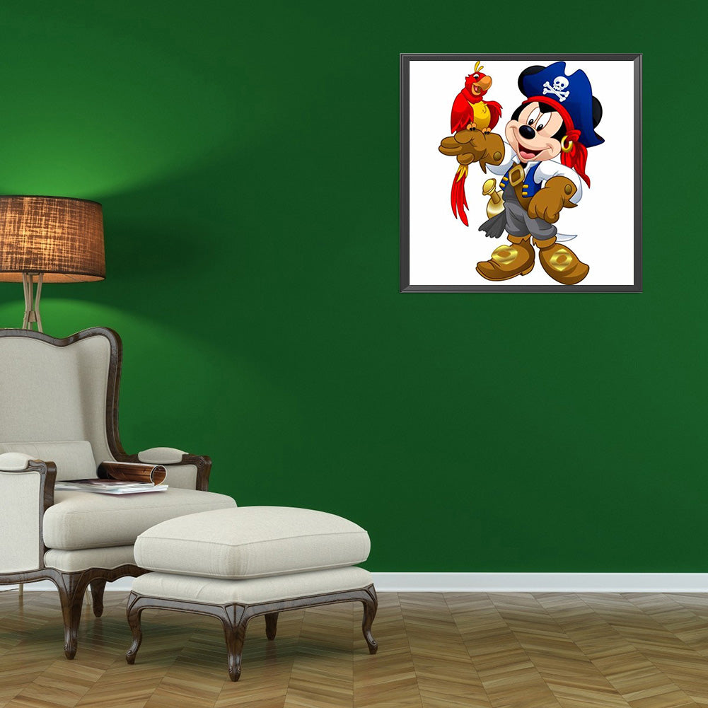 Mickey - Full Round Drill Diamond Painting 45*45CM