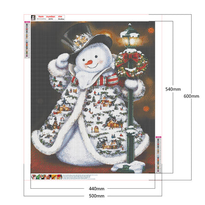 Snowman Crystal Ball - Full Round Drill Diamond Painting 50*60cm